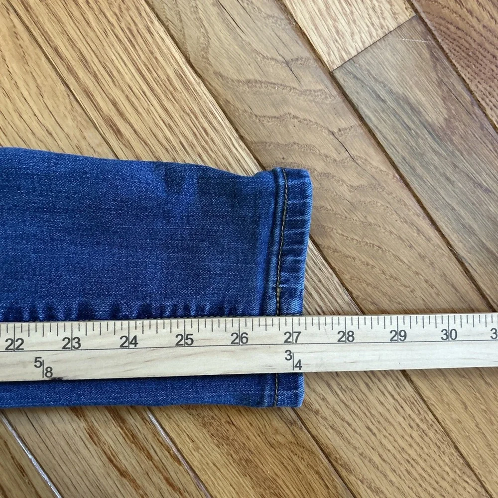 Judy Blue Skinny Fit Jeans Women's Size 1/25 White Stripes Blue‎ Stretch